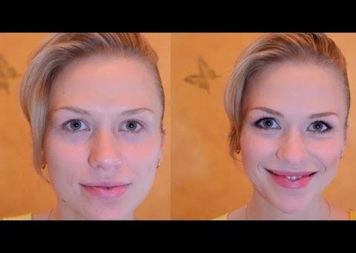 Дневной макияж для зеленых глаз - обучающее видео