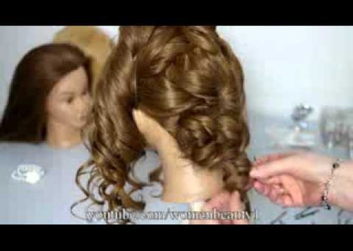 Bridal Curly Updo Hairstyles For Medium Hair  Прическа на свадьбу, прическа на выпускной