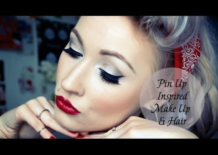 Pin Up Inspired Make Up and Hair/Макияж и прическа в стиле Пин Ап |Vice Obsession||