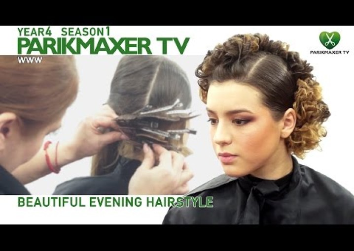 Прическа для премии Оскар. Hairstyle for Oscar night парикмахер тв parikmaxer.tv hairdresser tv