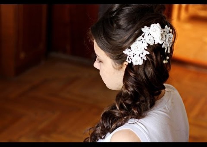 Прическа на выпускной на длинные волосы. Свадебная прическа. Prom wedding hairstyle.Hair tutorial