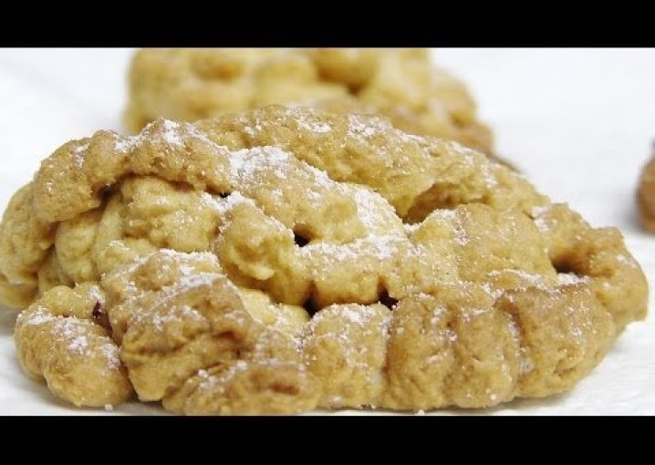 Печенье домашнее "Жгутики" видео рецепт. Книга о вкусной и здоровой пище.
