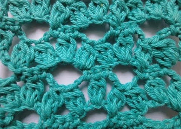 Ажурный узор с пышными столбиками Вязание крючком Openwork pattern with magnificent columns Crochet