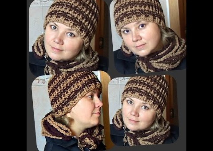 шарф, вязание крючком - scarf, crochet