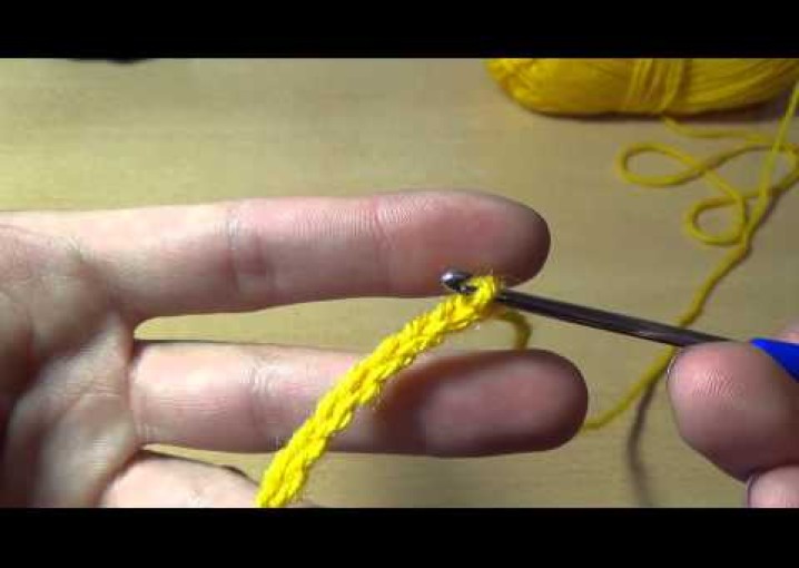 Вязание крючком. Воздушная петля или цепочка