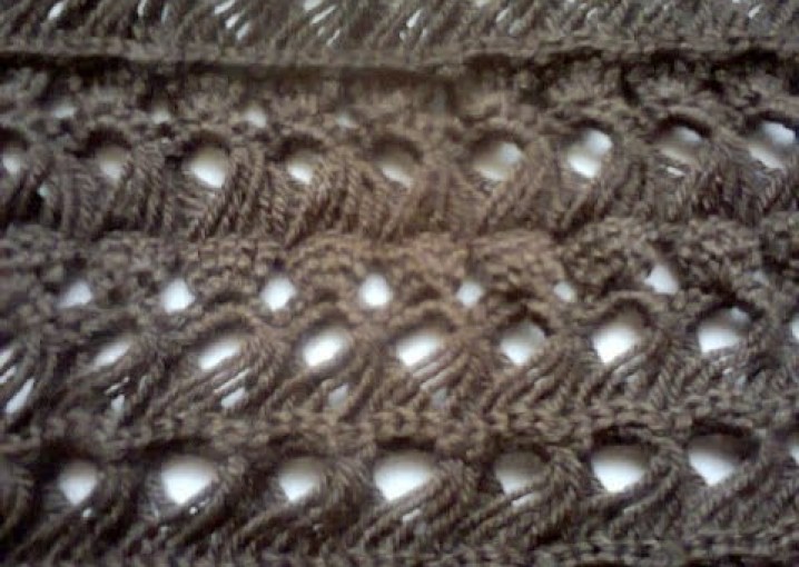 Вязание крючком. (Вязание на линейке).  Crochet. (Knitting on the line)