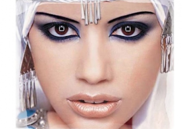 Арабский макияж для карих глаз. Восточная красота