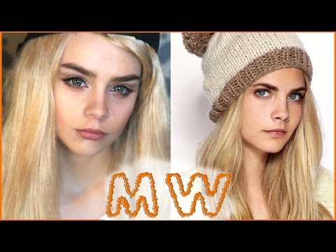 MW ? КАРА ДЕЛЕВИНЬ ? CARA DELEVINGNE ? makeup transformation interview макияж 2014 michelle