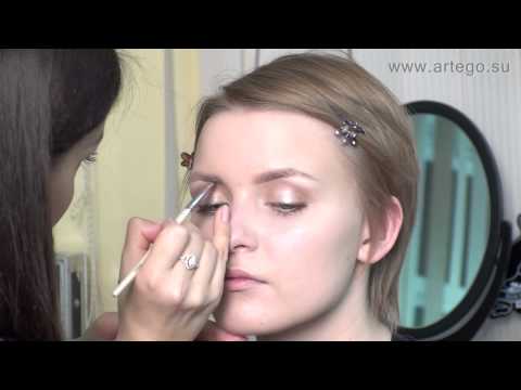 Натуральный макияж (nude) и smoky eyes . Подробно. О. Садикова. Натуральный макияж (nude) и smoky eyes . Подробно. О. Садикова.