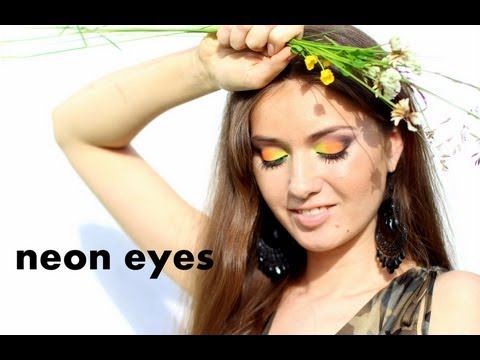 НЕОНОВЫЙ макияж NEON MAKEUP tutorial НЕОНОВЫЙ макияж NEON MAKEUP tutorial