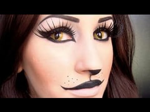Удиви всех - сделай на хэллоуин макияж кошки