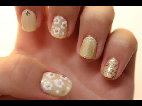 Marc Jacobs Daisy Inspired Nail Tutorial | Идея маникюра