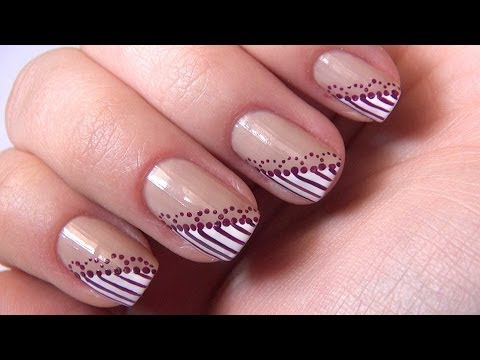 Полосатый маникюр / Striped manicure