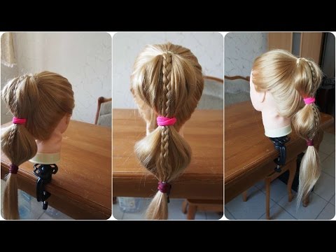 Easy Back-To-School Hairstyle (Прическа на каждый день)