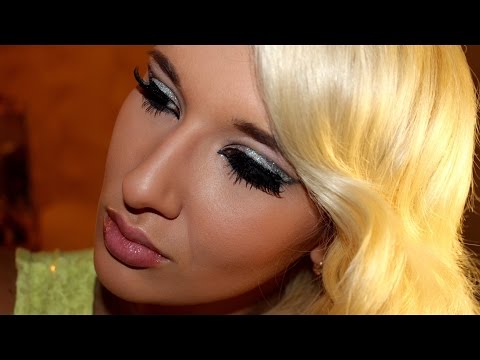 Макияж и прическа на Новый Год/New Year make up & hair tutorial
