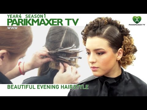 Прическа для премии Оскар. Hairstyle for Oscar night парикмахер тв parikmaxer.tv hairdresser tv