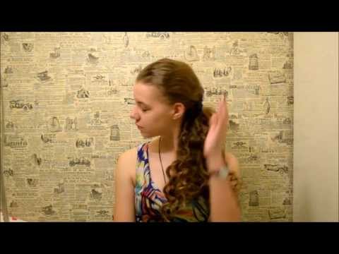 Роскошная вечерняя прическа.Hairstyle for medium long hair. Роскошная вечерняя прическа.Hairstyle for medium long hair.