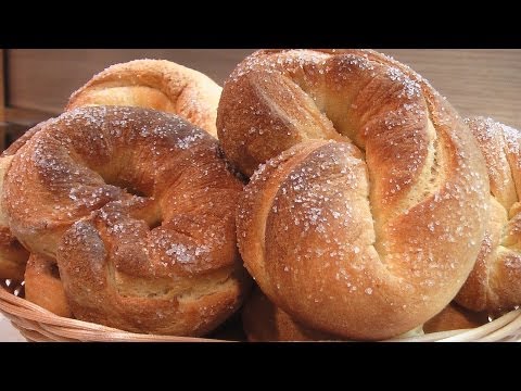 Крендельки к чаю или кофе видео рецепт Крендельки к чаю или кофе видео рецепт