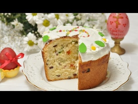 Кулич с цукатами и изюмом. Готовим дома Кулич с цукатами и изюмом. Готовим дома