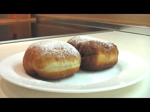 Пончики с повидлом видео рецепт ( Donuts with jam) English subtitles Пончики с повидлом видео рецепт ( Donuts with jam) English subtitles