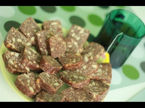 Рецепт десерта. Чайная колбаска. Рецепт десерта. Чайная колбаска.