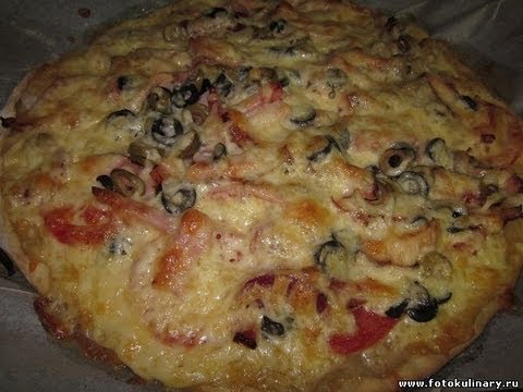 Рецепт- Тесто для пиццы (быстрого приготовления ) Рецепт- Тесто для пиццы (быстрого приготовления )