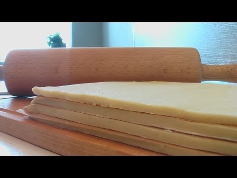 Слоеное тесто видео рецепт Слоеное тесто видео рецепт