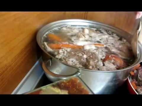 Видео рецепт-как варить холодец Видео рецепт-как варить холодец