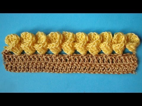 Crochet border  Красивая кайма -  вязание крючком