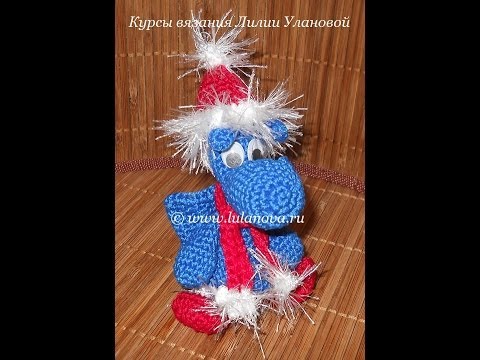 Дракоша - 2 часть - Knitting dragon crochet - вязание крючком