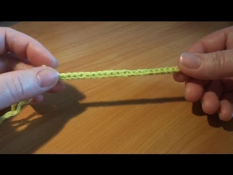 Двойная цепочка из воздушных петель Вязание крючком Урок 13 Двойная цепочка из воздушных петель Вязание крючком Урок 13