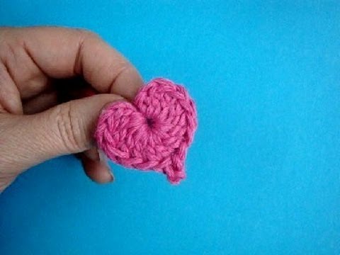 Как вязать сердечко крючком Урок 283 How to crochet little heart Как вязать сердечко крючком Урок 283 How to crochet little heart