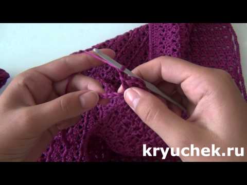 Вязание крючком фиолетового болеро (Crochet purple bolero) Вязание крючком фиолетового болеро (Crochet purple bolero)