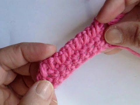 Вязание крючком урок 15  Рачий шаг с накидом
