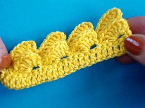 Вязание крючком Урок 274 Кайма crochet border