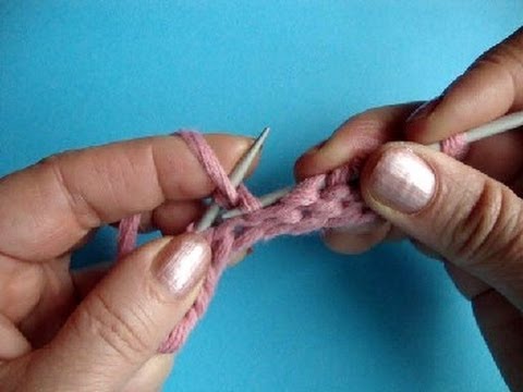 Вязание на спицах Изнаночная петля Урок 37 Knitting basics Нестандартный метод