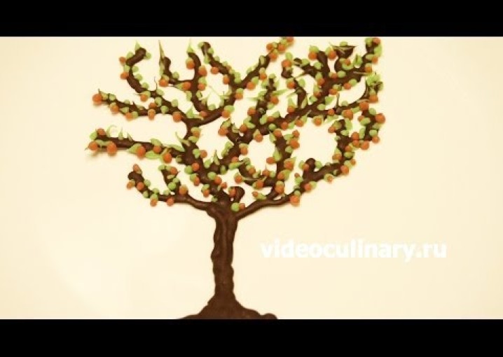 Рецепт - Шоколадное дерево от http://videoculinary.ru