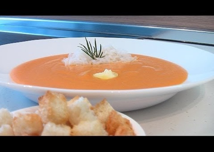 Суп-пюре из моркови видео рецепт.Книга о вкусной и здоровой пище.
