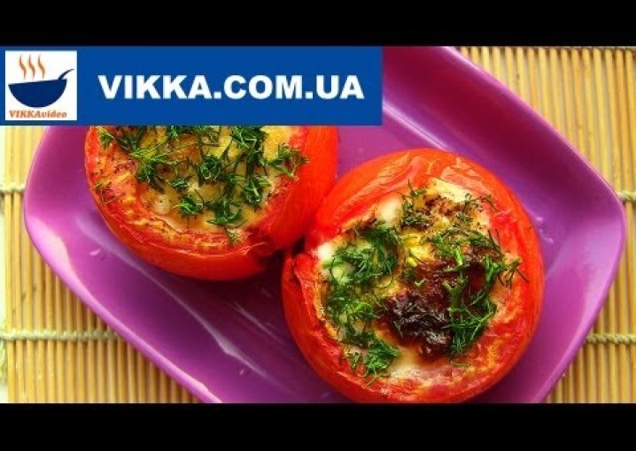 Яичница в помидорах: Яичница в духовке рецепт| VIKKAvideo