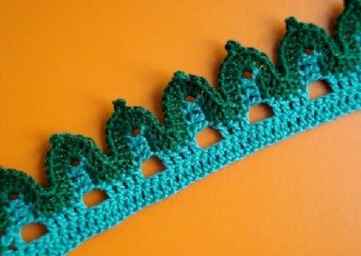 Вязание крючком Урок 273 Кайма Crochet edging