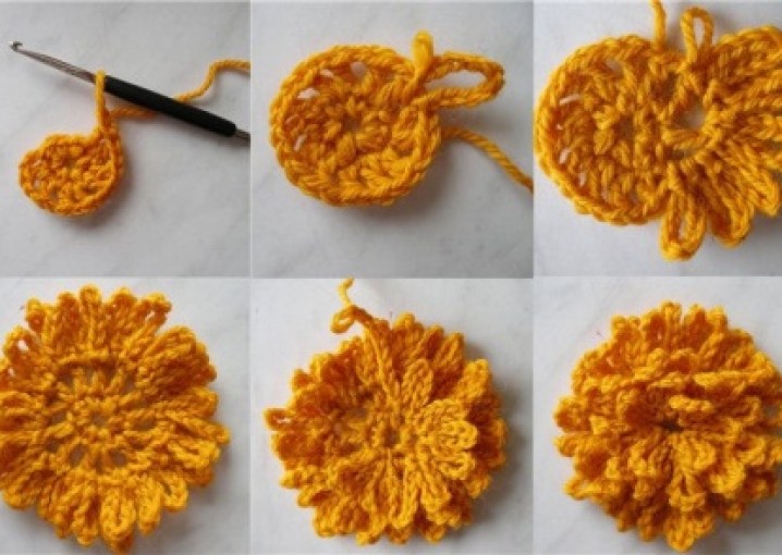 Вязание цветочков крючком. Как правильно вязать цветочки крючком вы узнаете из нашей статьи.