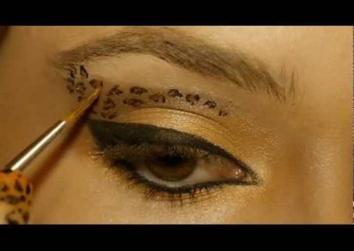 Sexy leopard makeup tutorial / Леопардовый макияж