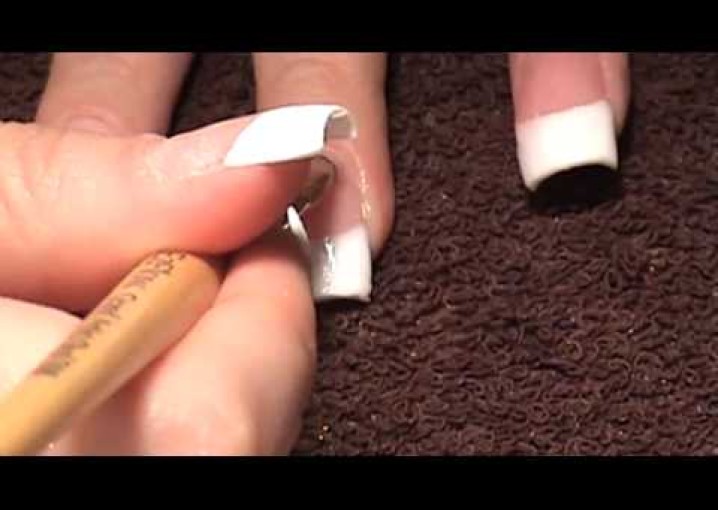 Acrylic nails tutorial   Pink & white
