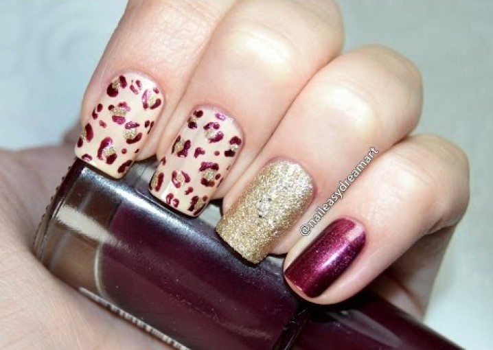 Леопардовый Дизайн ногтей Маникюр | Leopard Print Nail Art