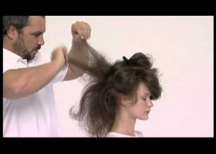 Объемная женская прическа  Volume women hairstyle