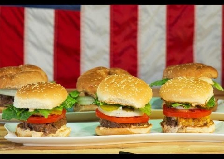 Гамбургеры по Американски: видео рецепт