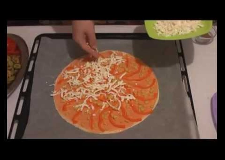 Пицца - рецепт видео. Рецепт быстрой пиццы