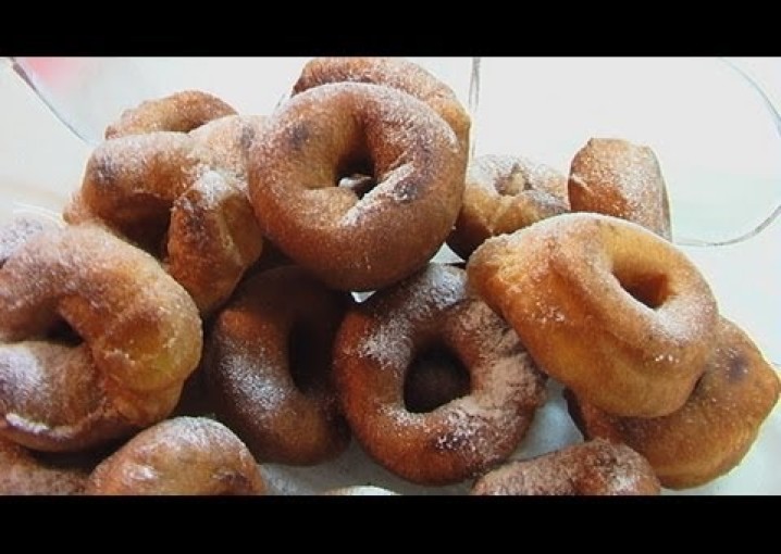 Пончики видео рецепт (Doughnuts recipe)