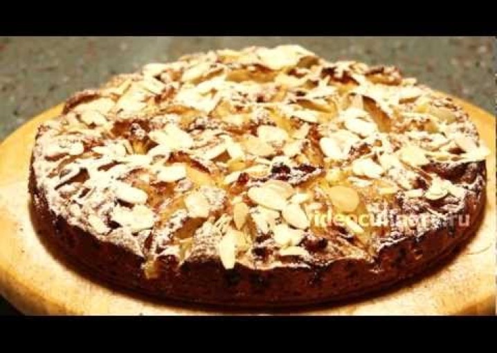 Рецепт - Яблочный торт от http://videoculinary.ru