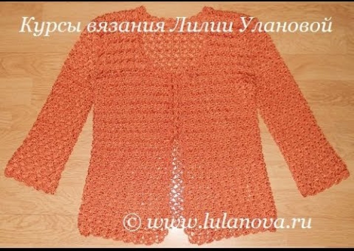 Кофточка летняя - 2 часть - Knitting summer blouse crochet - вязание крючком